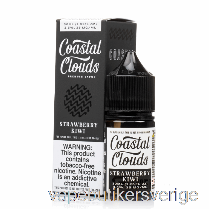 Vape Sverige Strawberry Kiwi Salt - Coastal Clouds Co. - 30ml 50mg